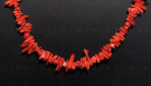 Natural Coral Gemstone Necklace NP-1314