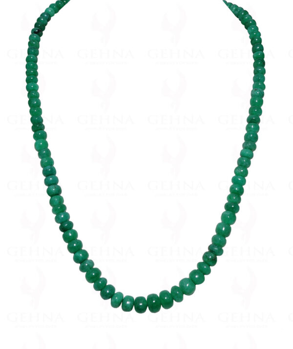 Natural Emerald Gemstone Bead Necklace NP-1316