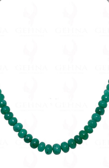 Emerald Gemstone Bead Necklace NP-1319