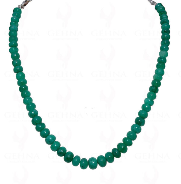 Emerald Gemstone Bead Necklace NP-1319