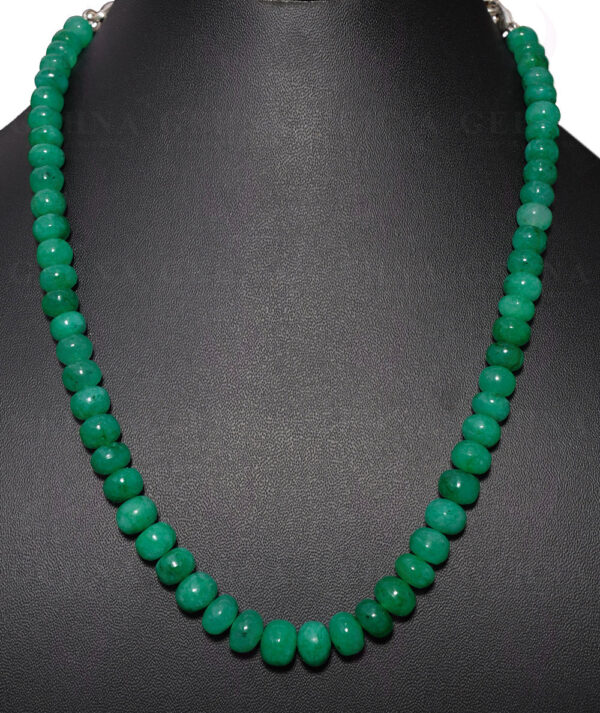 Emerald Gemstone Bead Necklace NP-1319