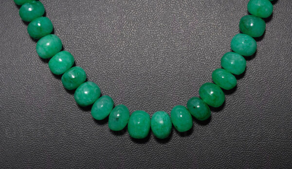 Emerald Gemstone Bead Necklace NP-1319