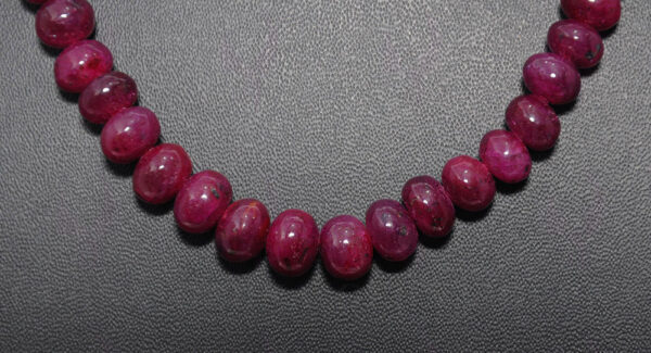 Ruby Gemstone Bead Necklace NP-1320