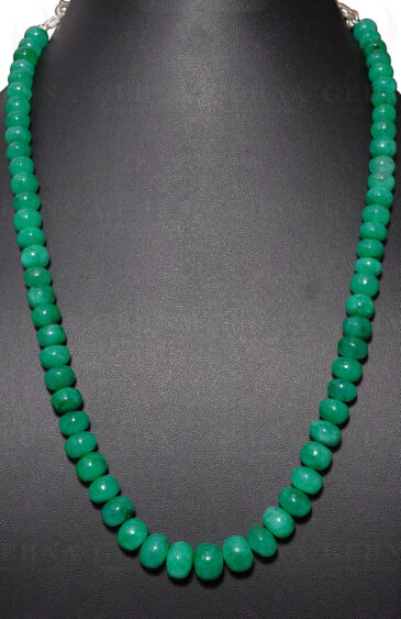 Emerald Gemstone Bead Necklace NP-1323