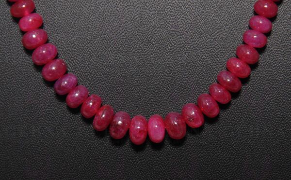 Ruby Gemstone Bead Necklace NP-1324