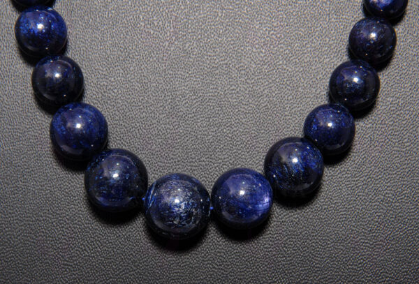 Blue Sapphire Gemstone Bead Necklace NP-1328