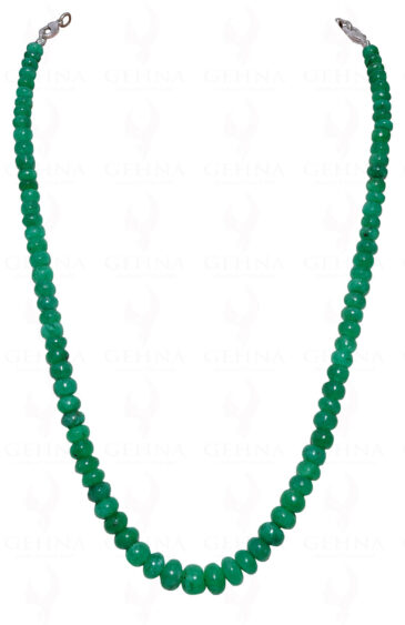 Emerald Gemstone Bead Necklace NP-1329