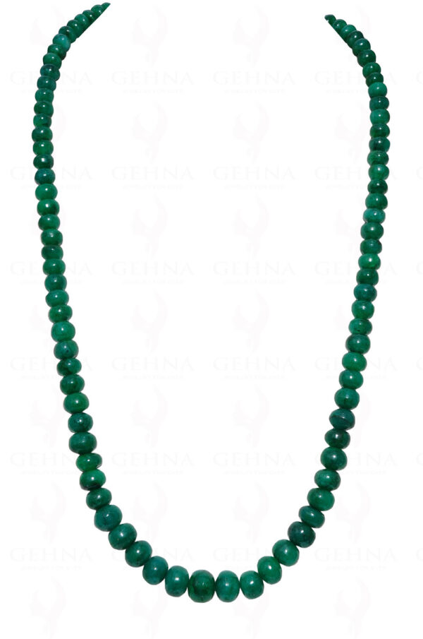 24" Inches Emerald Gemstone Bead Necklace NP-1333