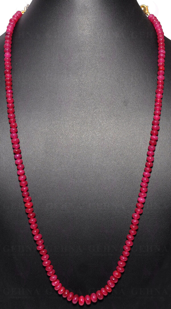 Ruby Gemstone Bead Necklace NP-1334