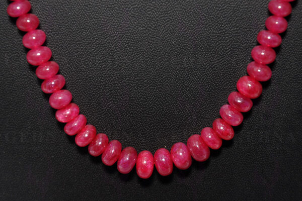 Ruby Gemstone Bead Necklace NP-1334