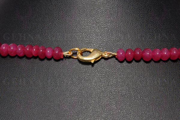 Ruby Gemstone Bead Necklace NP-1334