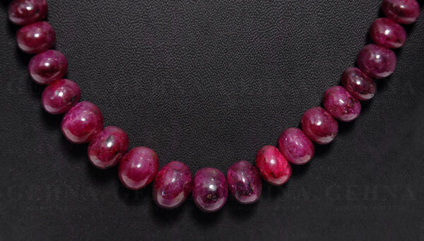 24" Inches Ruby Gemstone Bead Necklace NP-1336