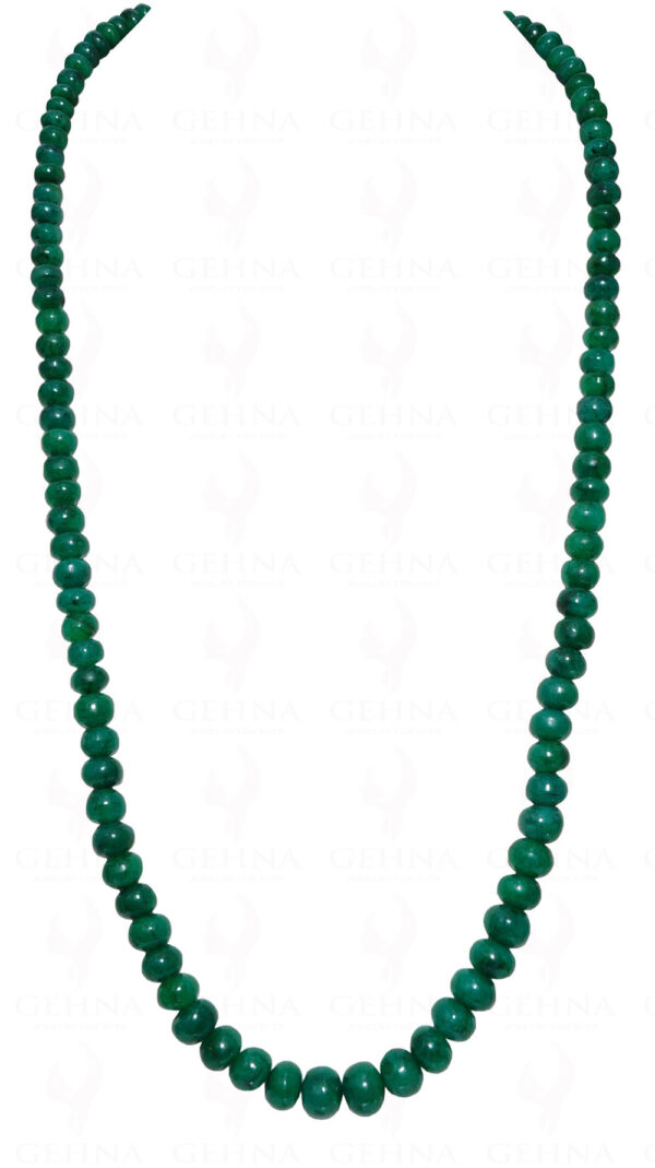 26" Inches Emerald Gemstone Bead Necklace NP-1339