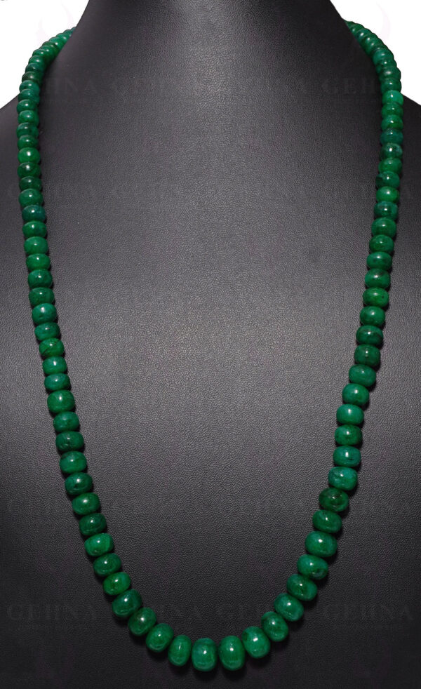 26" Inches Emerald Gemstone Bead Necklace NP-1339