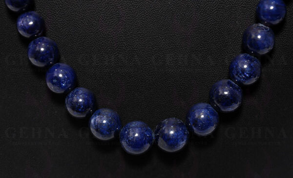 24" Inches Blue Sapphire Gemstone Bead Necklace NP-1340