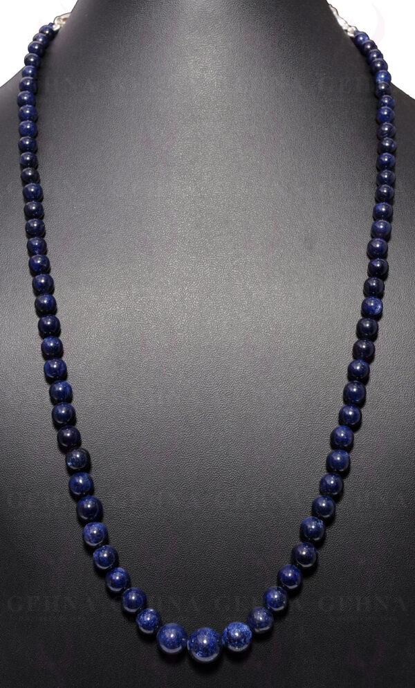 Blue Sapphire Gemstone Bead Necklace NP-1342