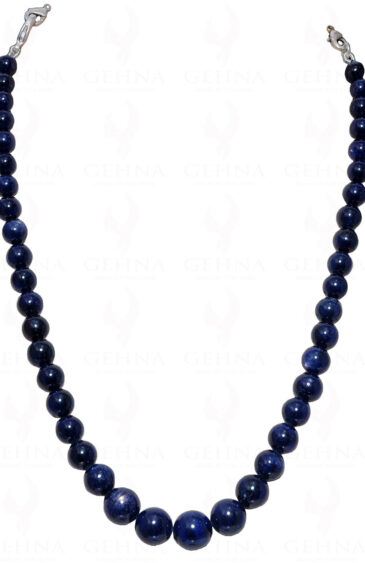 14″ Inches Blue Sapphire Gemstone Bead Necklace NP-1347