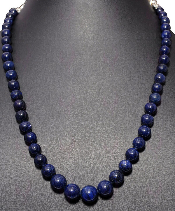 14" Inches Blue Sapphire Gemstone Bead Necklace NP-1347