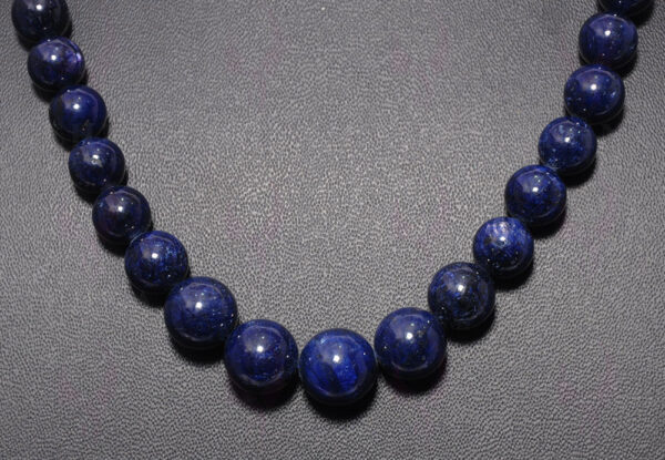 14" Inches Blue Sapphire Gemstone Bead Necklace NP-1347