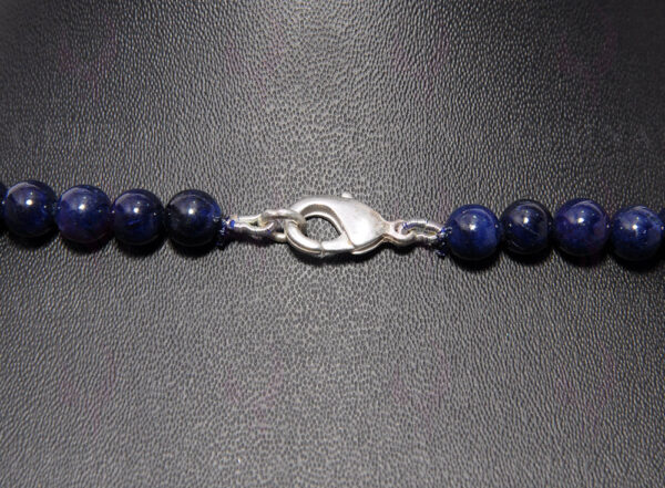 26" Inches Blue Sapphire Gemstone Bead Necklace NP-1352