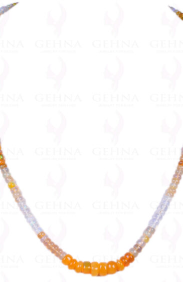 Multi Color Australian Opal Gemstone Round Bead Strand NS-1354