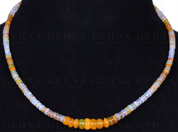 Multi Color Australian Opal Gemstone Round Bead Strand NS-1354