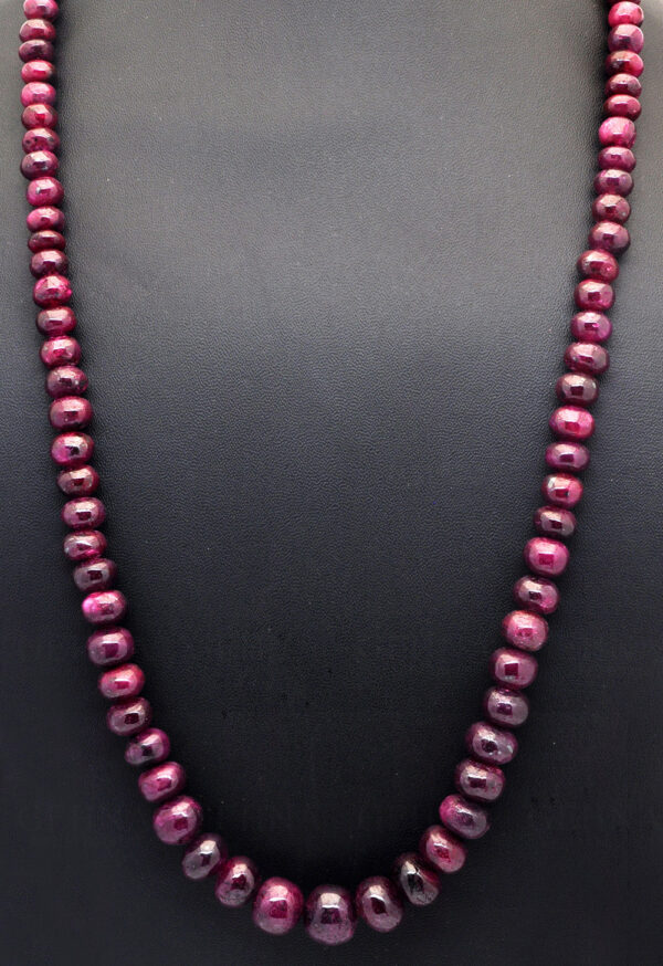 Ruby Gemstone Bead Necklace NP-1354