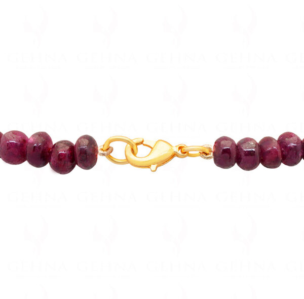 Ruby Gemstone Bead Necklace NP-1354