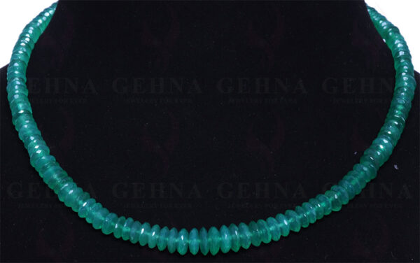 Green Onyx Gemstone Faceted Bead String  NS-1361