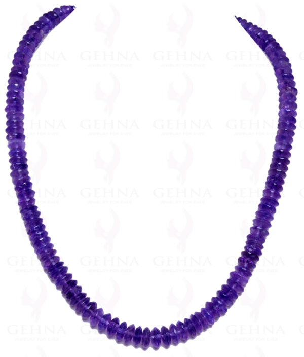 Amethyst Gemstone Faceted Bead String  NS-1362