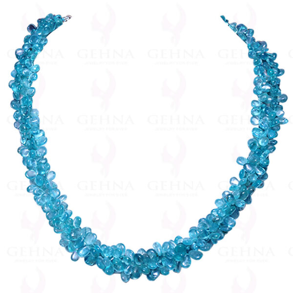 Apatite Gemstone Almond Shaped String NS-1365