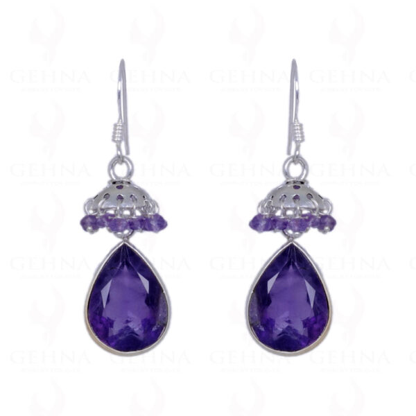 Amethyst Gemstone Earrings Made With .925 Sterling Silver ES-1374