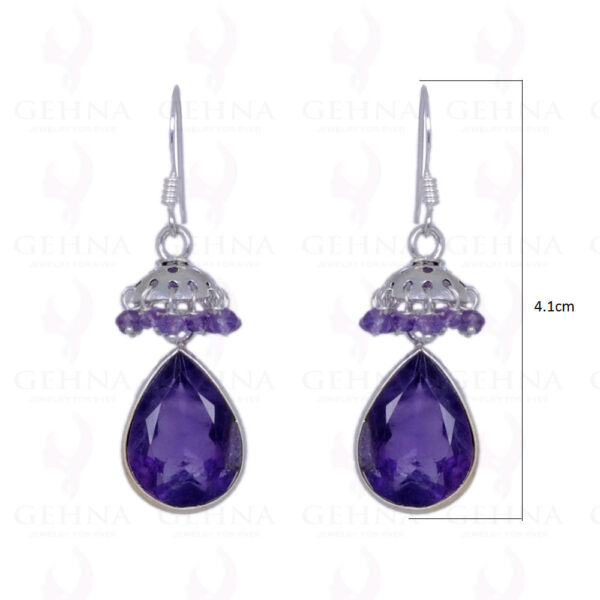 Amethyst Gemstone Earrings Made With .925 Sterling Silver ES-1374