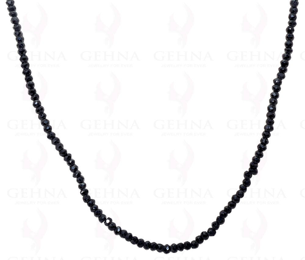 A String of Fine Quality Spinel Gemstone Faceted Bead Necklace NS-1379