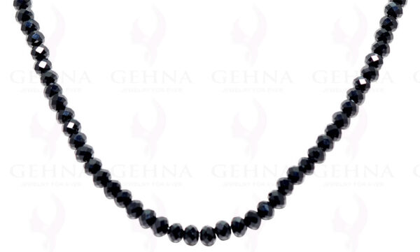 A String of Fine Quality Spinel Gemstone Faceted Bead Necklace NS-1379