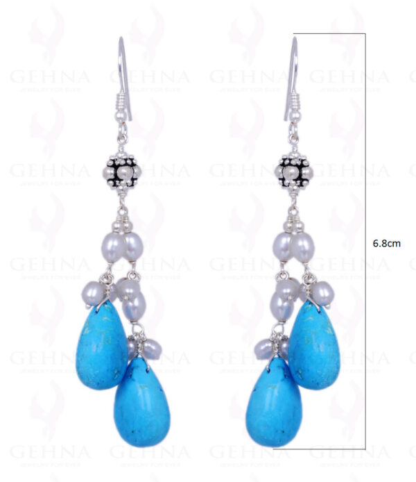 925 Sterling Silver Jewelry Nice Turquoise Gemstone New Earring WE-6276 at  Rs 95/gram | 925 स्टर्लिंग सिल्वर बालियां in Jaipur | ID: 18335873297