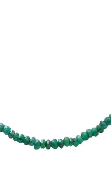 Emerald Gemstone Faceted Bead String NP-1412