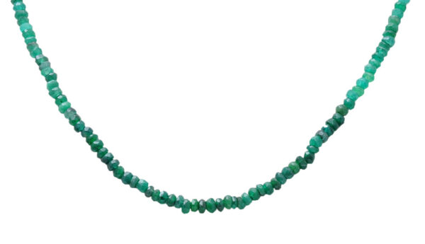 Emerald Gemstone Faceted Bead String NP-1412