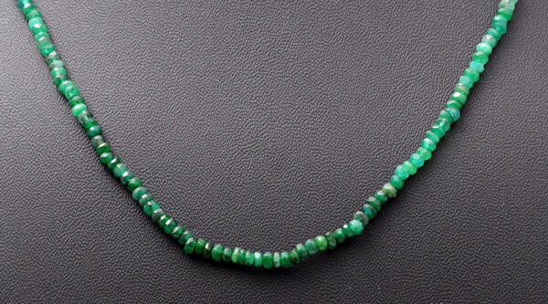 Emerald Gemstone Faceted Bead String NP-1412