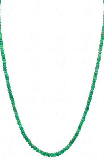 27″ Inches Emerald Gemstone Beaded Necklace NP-1414