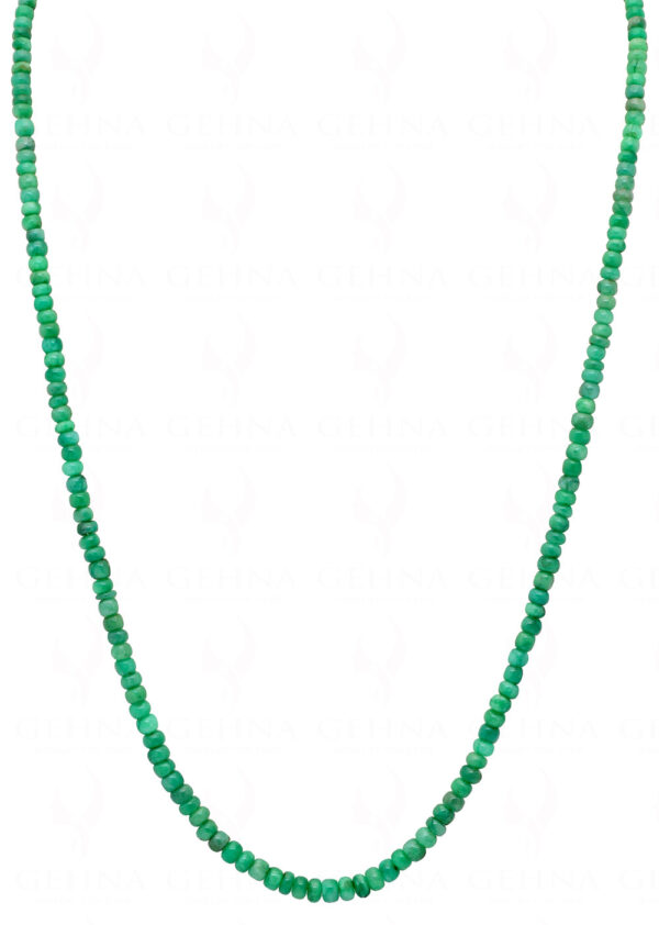 27" Inches Emerald Gemstone Beaded Necklace NP-1414