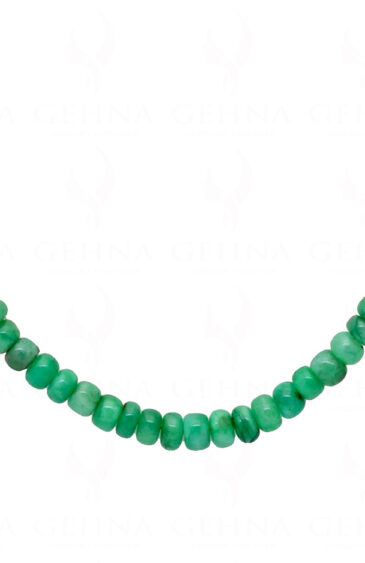 27″ Inches Emerald Gemstone Beaded Necklace NP-1414