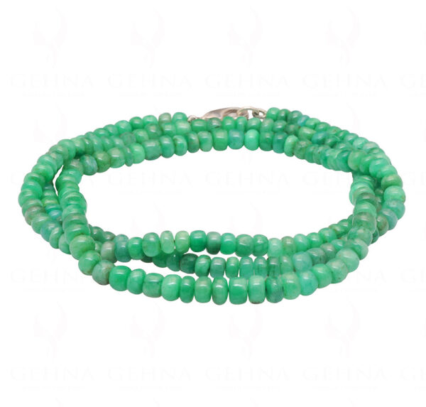 27" Inches Emerald Gemstone Beaded Necklace NP-1414