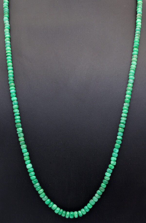 27" Inches Emerald Gemstone Beaded Necklace NP-1414