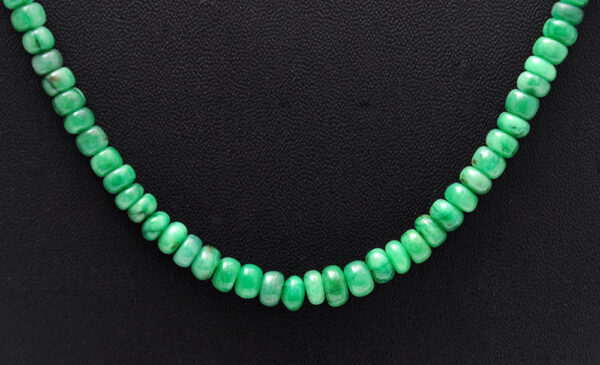 27" Inches Emerald Gemstone Beaded Necklace NP-1414