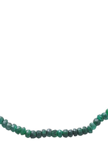 21″ Inches Emerald Gemstone Faceted Beaded Necklace NP-1415