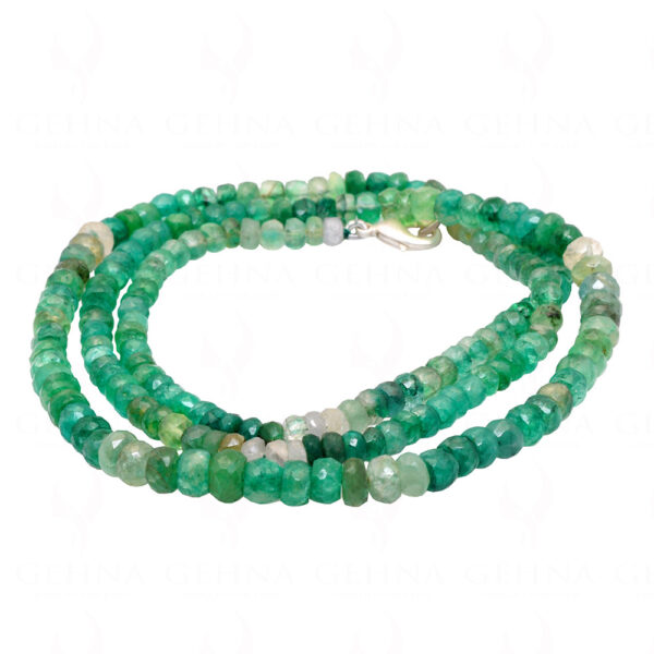 24" Inches Emerald Gemstone Shaded Beaded Necklace NP-1416