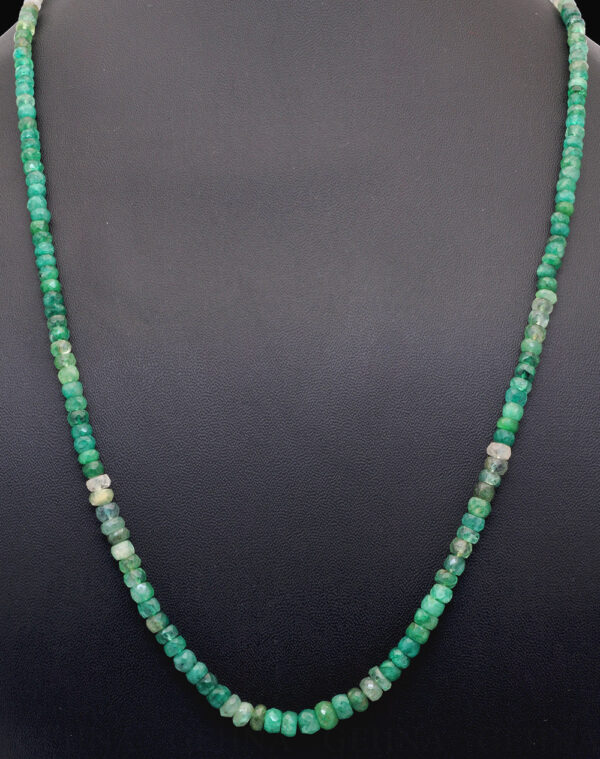 24" Inches Emerald Gemstone Shaded Beaded Necklace NP-1416