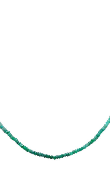 Emerald Gemstone Faceted Bead String NP-1418