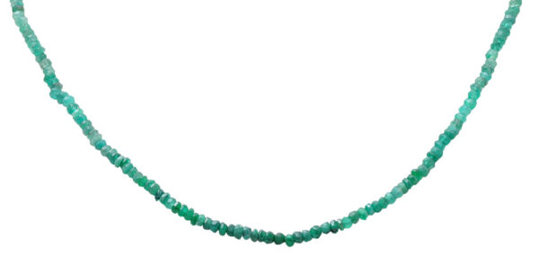 Emerald Gemstone Faceted Bead String NP-1418